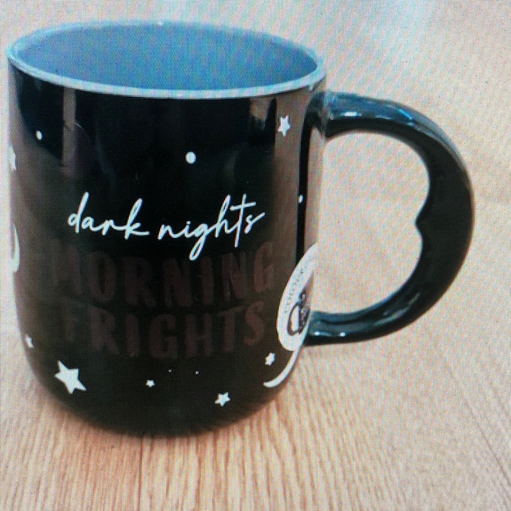 Dark Nights and Morninf Frights Halloween Colour Change Mug